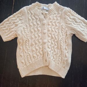 Zara Cable Knit Cardigan  Womens Size Small
